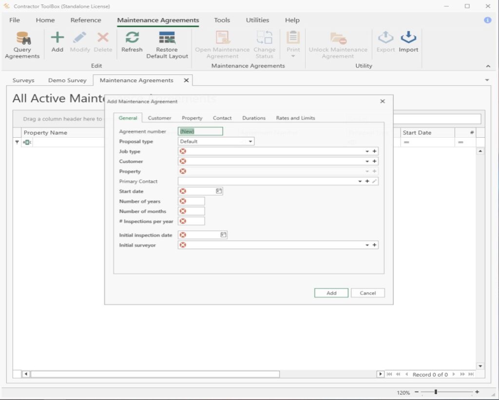 Contractor Toolbox Maintenance Agreements
